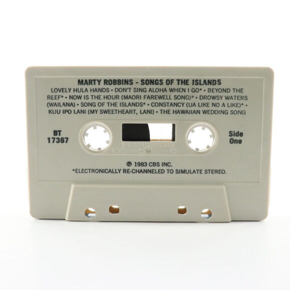 Songs of the Islands by Marty Robbins (Cassette Tape, 1983, Good Music) BT 17387 - Picture 4 of 6